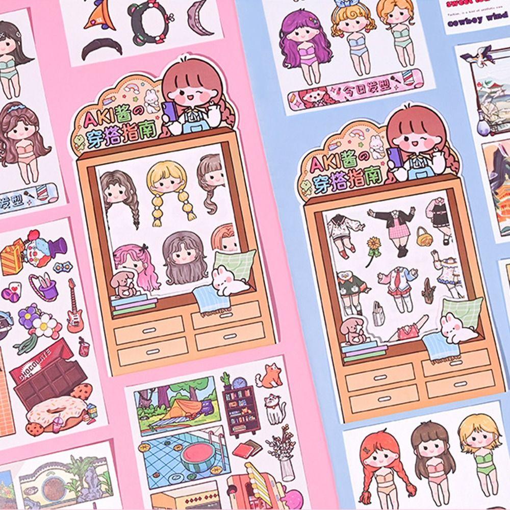 Girl Dress Up Stickers Make Your Own Princess Sticker Princess Life Sticker DIY Decorative Sticker 
Girl Dress Up Stickers Make Your Own Princess Sticker Princess Life Sticker DIY Decorative Sticker
