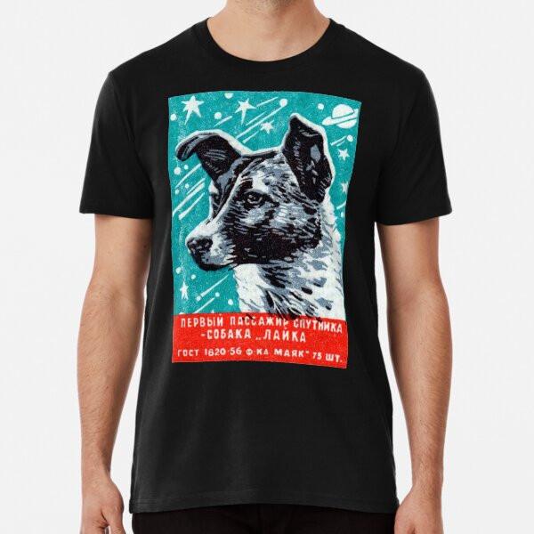 1957 Laika the Space Dog Premium T-Shirt S to 5XL Made in the AU/USA T-Shirt 3XL
1957 Laika the Space Dog Premium T-Shirt S to 5XL Made in the AU/USA T-Shirt 3XL
