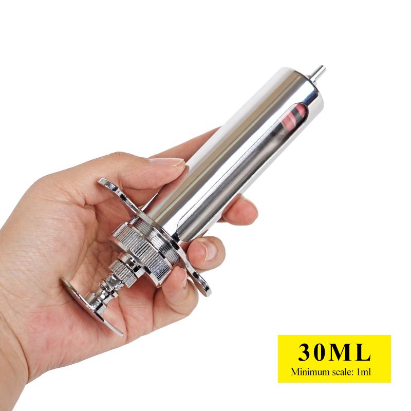 Animal Syringe for Pig Cattle Sheep Injector Vet Tools Farm Supplies Reusable Veterinary Stainless Steel Syringe Hypodermic
Animal Syringe for Pig Cattle Sheep Injector Vet Tools Farm Supplies Reusable Veterinary Stainless Steel Syringe Hypodermic