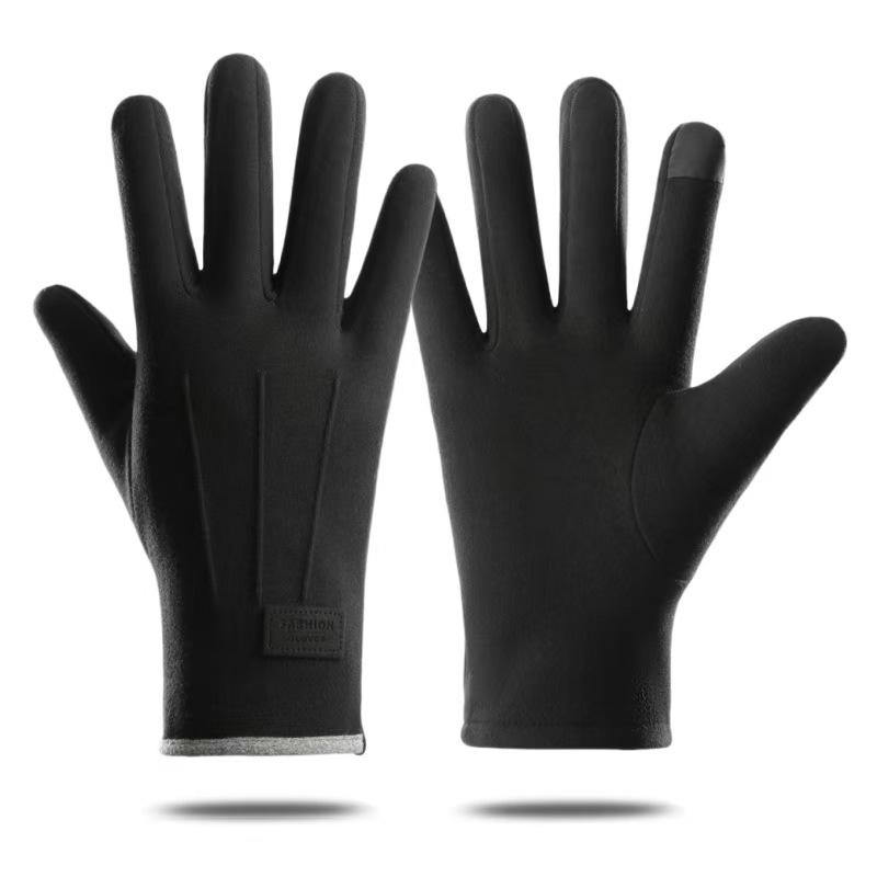 Winter Suede Fleece Gloves for Men with Fleece Warm and Comfortable Outdoor Cycling Student Korean Version Driving Touch Screen Gloves One Size
Winter Suede Fleece Gloves for Men with Fleece Warm and Comfortable Outdoor Cycling Student Korean Version Driving Touch Screen Gloves One Size