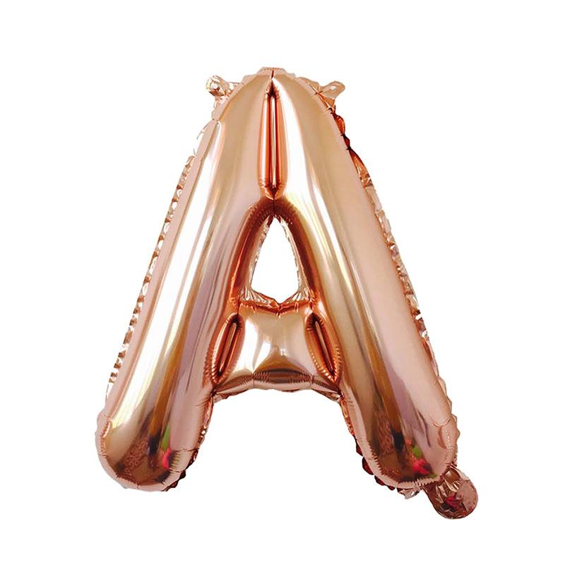 16-Inch Aluminum Film Alphabet Balloon Us Skinny Small Capital English Character Decoration Az Aluminum Foil Balloon 16 inch rose gold A
16-Inch Aluminum Film Alphabet Balloon Us Skinny Small Capital English Character Decoration Az Aluminum Foil Balloon 16 inch rose gold A