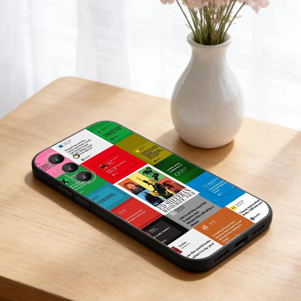 Singer E-Ed Sheeran Phone Case For Samsung Galaxy A73,A72,A71,A70,A52,A51 Others Soft Black Cover Samsung a52
Singer E-Ed Sheeran Phone Case For Samsung Galaxy A73,A72,A71,A70,A52,A51 Others Soft Black Cover Samsung a52