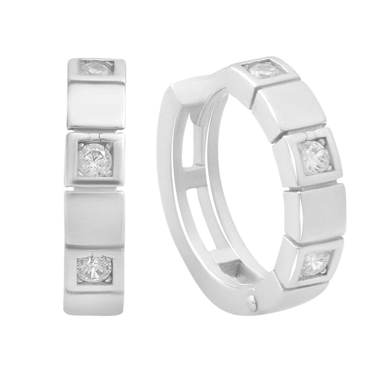 Серебряные серьги с фианитами 0.12ct (2197904) білий
Серебряные серьги с фианитами 0.12ct (2197904) білий