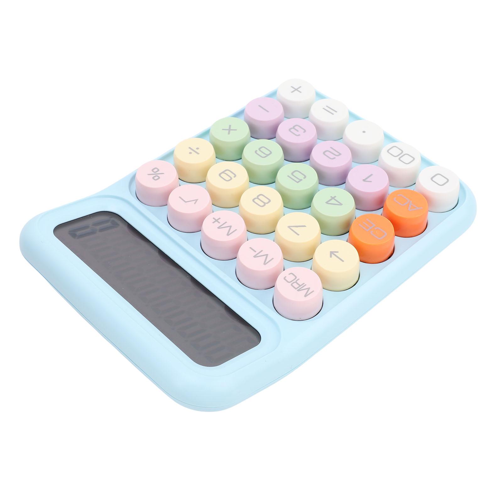 Colorful Calculator Standard 12 Digits Display Large Button Mechanical Keypad Calculator for School
Colorful Calculator Standard 12 Digits Display Large Button Mechanical Keypad Calculator for School