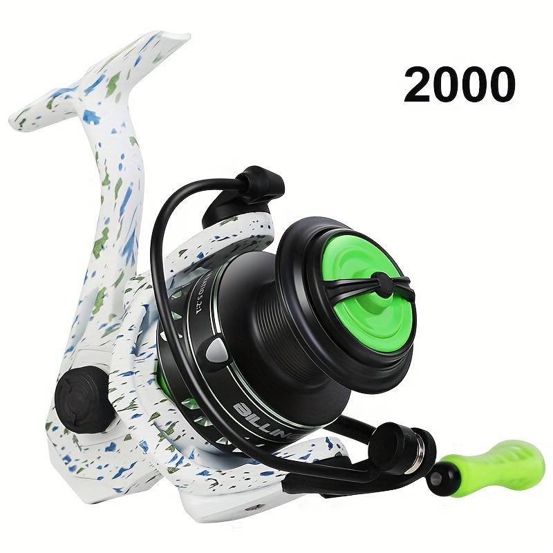 Spinning Reels - 5.2:1 Gear Ratio 10 Kg/22 Lb Maximum Drag Two-handed Rubber Grip Aluminum Alloy Spools - for Saltwater and Freshwater Bass Fishing 2000
Spinning Reels - 5.2:1 Gear Ratio 10 Kg/22 Lb Maximum Drag Two-handed Rubber Grip Aluminum Alloy Spools - for Saltwater and Freshwater Bass Fishing 2000