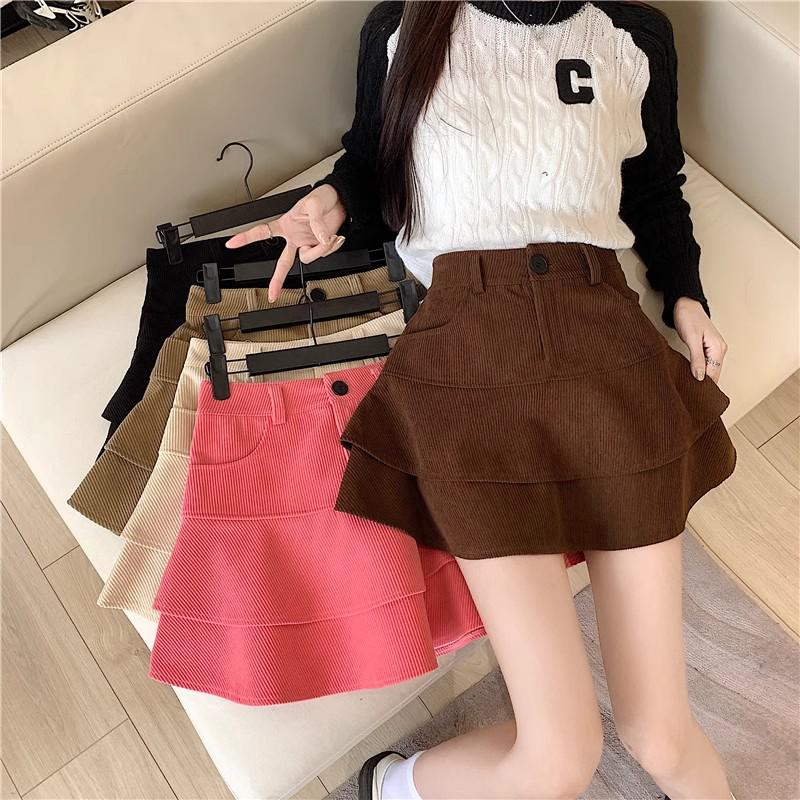 Coffee Color Plus Size High Waist Corduroy A-Line Midi Skirt with Ruffles for Women S (suitable for 81-90 jin) чёрный
Coffee Color Plus Size High Waist Corduroy A-Line Midi Skirt with Ruffles for Women S (suitable for 81-90 jin) чёрный