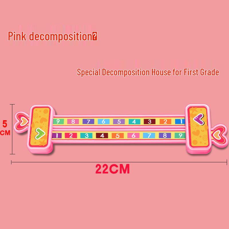 Math Ruler & Cards: Number Decomposition and Composition for Kids (1-10) - Addition & Subtraction Teaching Aids
Math Ruler & Cards: Number Decomposition and Composition for Kids (1-10) - Addition & Subtraction Teaching Aids