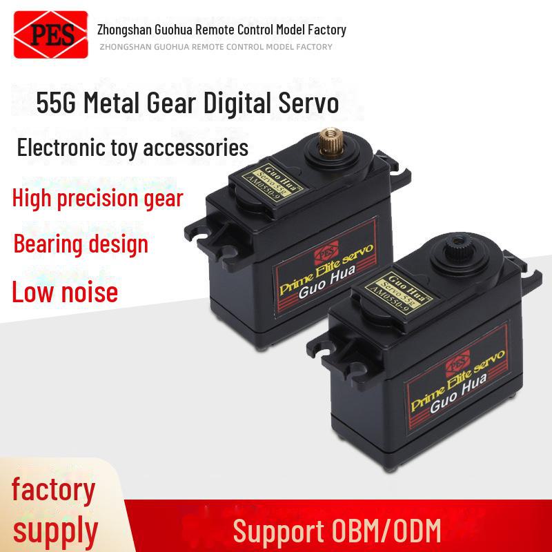 55g Waterproof Digital Copper Metal Gear Servo for Intelligent Robot and Toy Servo Electric Toy чорний
55g Waterproof Digital Copper Metal Gear Servo for Intelligent Robot and Toy Servo Electric Toy чорний