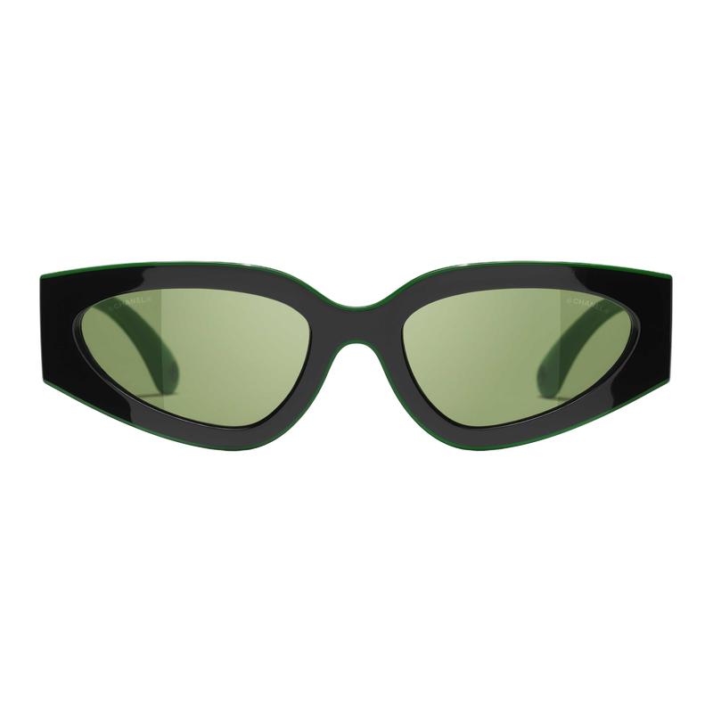 CHANEL temple decoration irregular sunglasses men s green зелений
CHANEL temple decoration irregular sunglasses men s green зелений