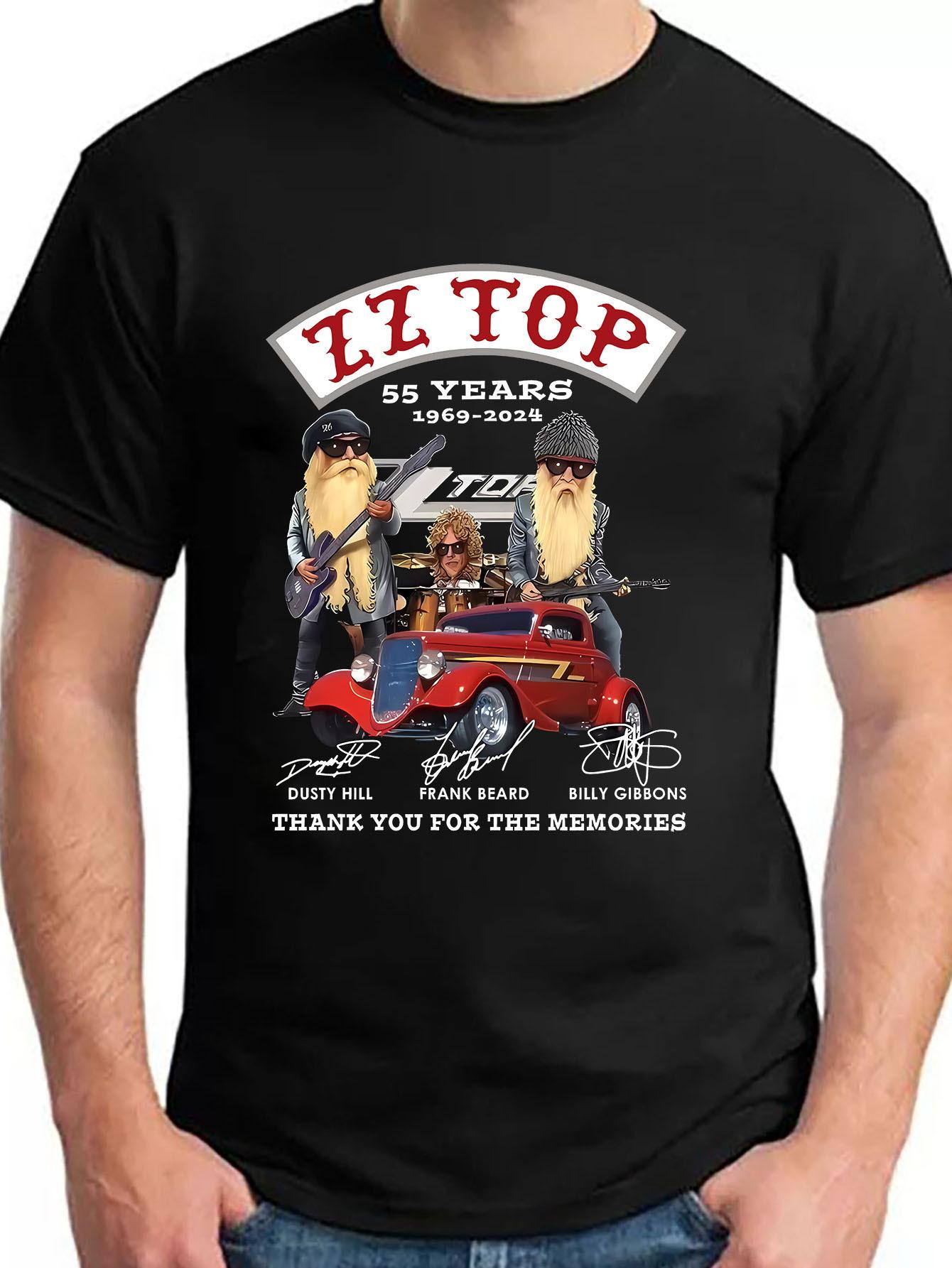 ZZ Top 55th Anniversary 1969 Retro T-shirt - Premium Cotton Vintage Rock Graphic Tee with Thank You Card S
ZZ Top 55th Anniversary 1969 Retro T-shirt - Premium Cotton Vintage Rock Graphic Tee with Thank You Card S