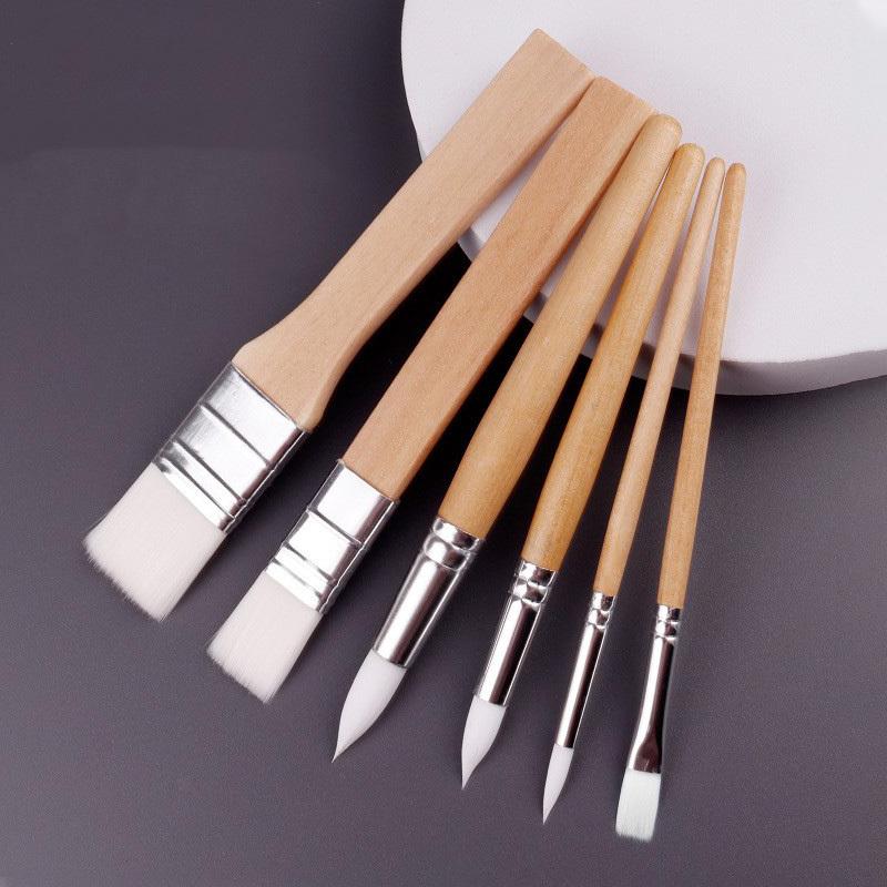 1Set (6Pcs) Wooden Handle Paintbrush Set - for Watercolor, Oil, Acrylic Painting, Art Creation 1set/6pcs
1Set (6Pcs) Wooden Handle Paintbrush Set - for Watercolor, Oil, Acrylic Painting, Art Creation 1set/6pcs