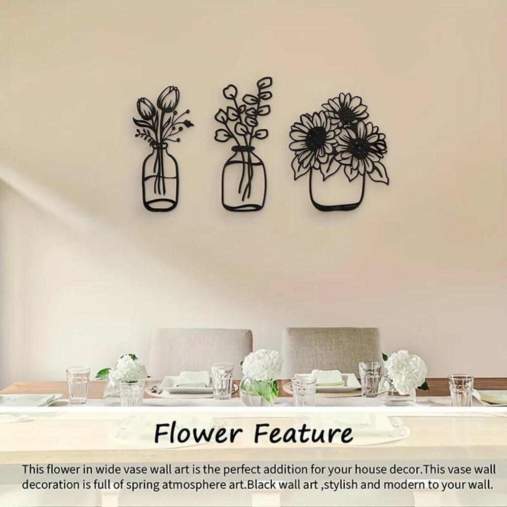 Black Tulip Metal Flower Wall Decor Art Sculpture for Kitchen Bathroom Study Porch Festival TY3595-A45
Black Tulip Metal Flower Wall Decor Art Sculpture for Kitchen Bathroom Study Porch Festival TY3595-A45