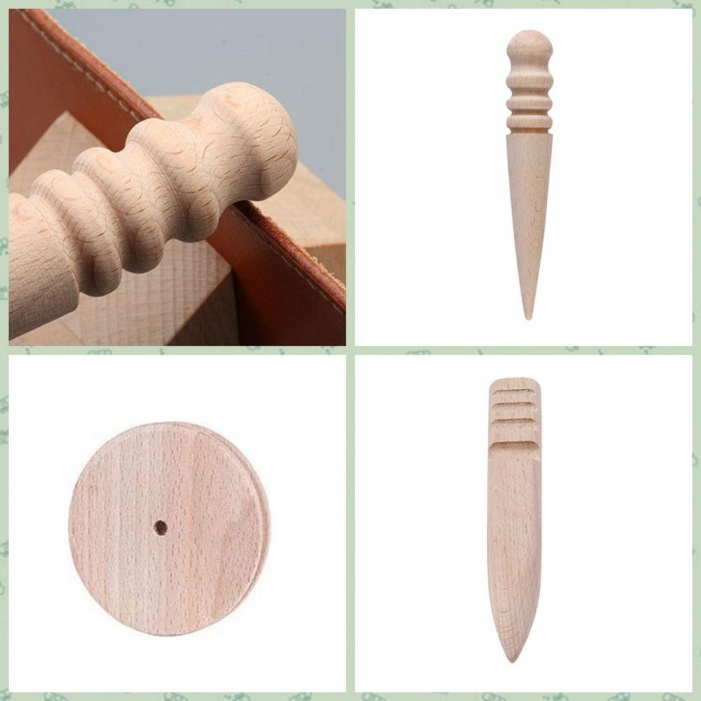 3pcs Solid Wood Leather Burnishing Stick Round Leather Polishing Stick Polished Edge
3pcs Solid Wood Leather Burnishing Stick Round Leather Polishing Stick Polished Edge