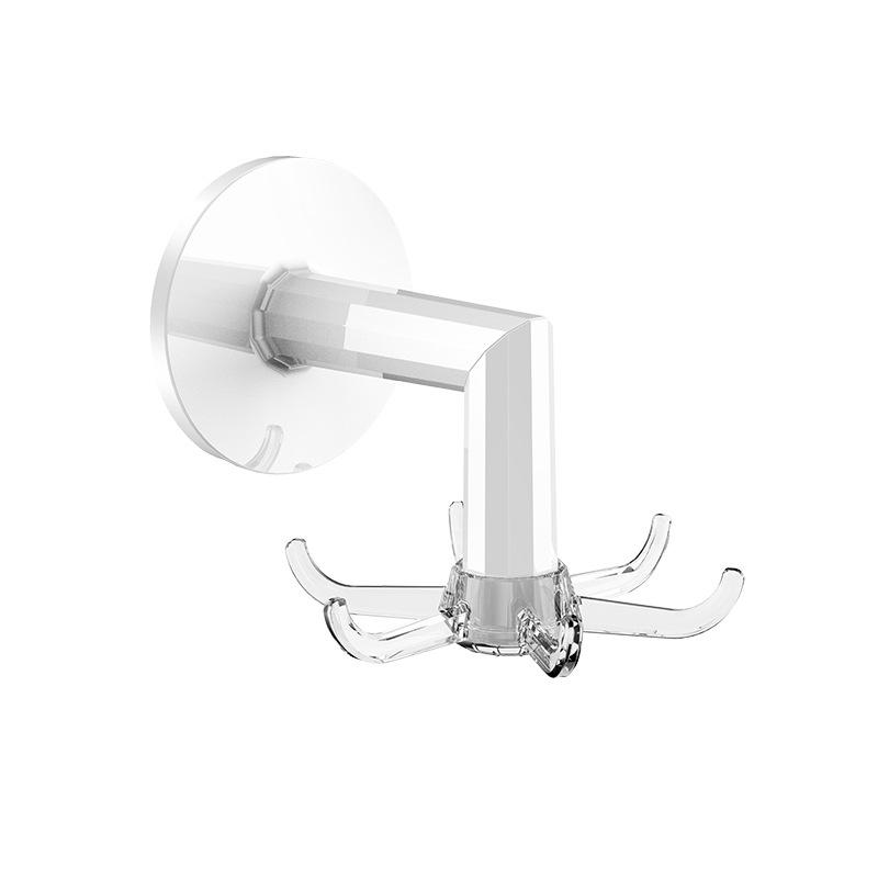 Kitchen Rotating Hook Wall-mounted Storage Rack, Kitchenware Storage Rack, Spatula, Spoon, Spatula Hanging Rack, Non-drilling Rack Transparent white
Kitchen Rotating Hook Wall-mounted Storage Rack, Kitchenware Storage Rack, Spatula, Spoon, Spatula Hanging Rack, Non-drilling Rack Transparent white