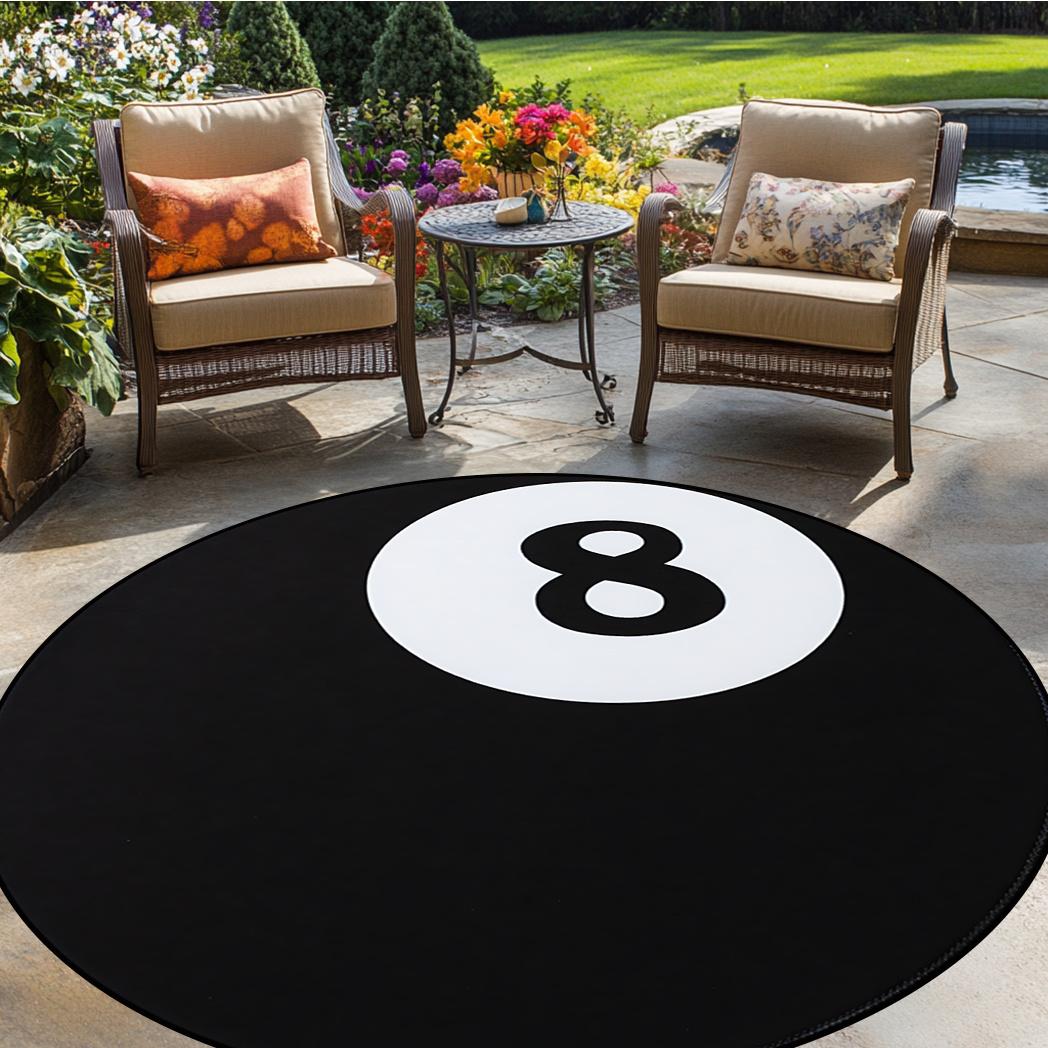 1PC 8-Ball Round Non-Slip Carpet, Striking Pool Design, for Living Room/Bedroom/Kitchen/Home 60cm
1PC 8-Ball Round Non-Slip Carpet, Striking Pool Design, for Living Room/Bedroom/Kitchen/Home 60cm