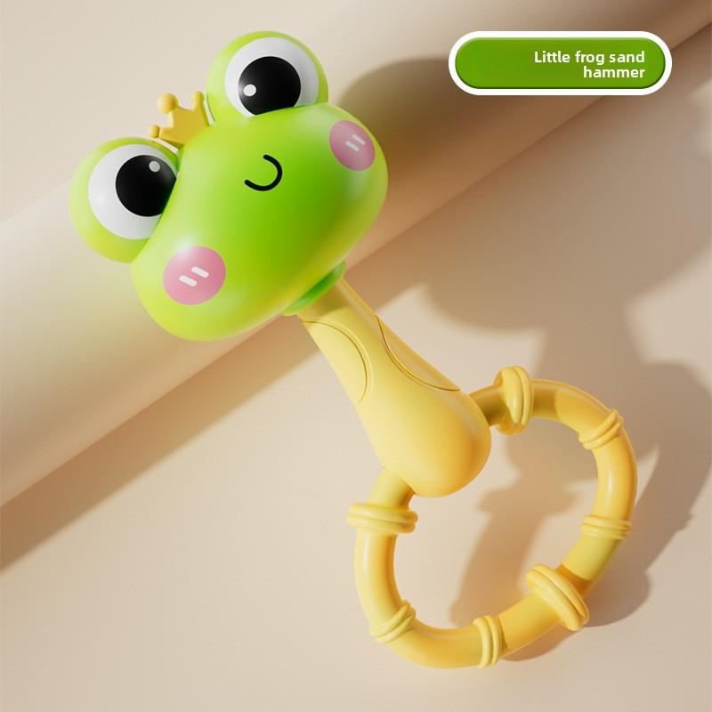 Брязкальце-жаба для малюка 0-1 року, іграшка для раннього розвитку для навичок хапання та слуху Sand Hammer
Брязкальце-жаба для малюка 0-1 року, іграшка для раннього розвитку для навичок хапання та слуху Sand Hammer