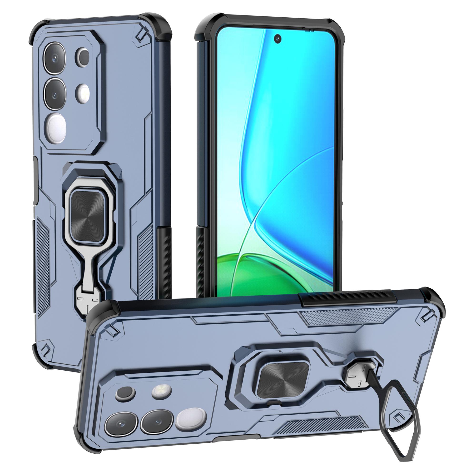 For vivo Y29 4G/T4x 5G Case Rotatable Ring Kickstand PC + TPU Shockproof Phone Cover B
For vivo Y29 4G/T4x 5G Case Rotatable Ring Kickstand PC + TPU Shockproof Phone Cover B