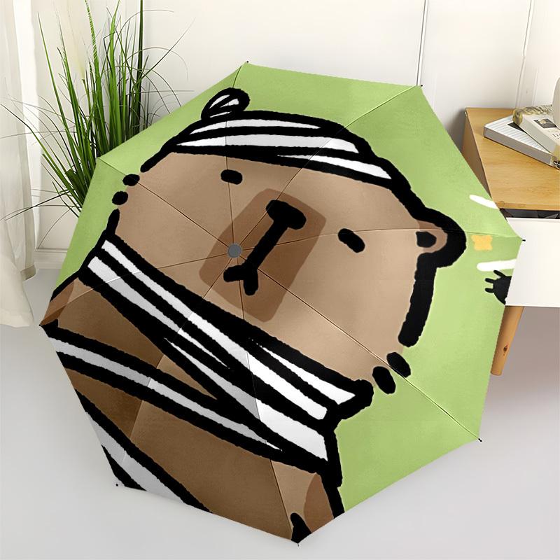 1pc Capybara Print Automatic Folding Umbrella. Portable collapsible design, Best birthday festival gift yy250924157
1pc Capybara Print Automatic Folding Umbrella. Portable collapsible design, Best birthday festival gift yy250924157