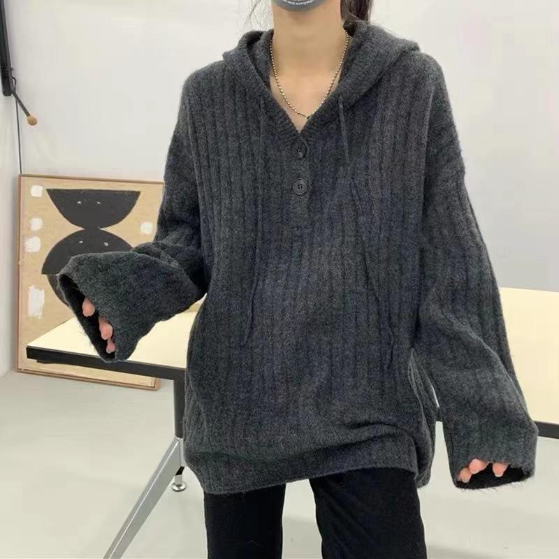 YYFS Женская мода Повседневный Осень Зима Полосатый Принт Длинный Рукав С Капюшоном Свитеры Size: One Size темно-серого
YYFS Женская мода Повседневный Осень Зима Полосатый Принт Длинный Рукав С Капюшоном Свитеры Size: One Size темно-серого