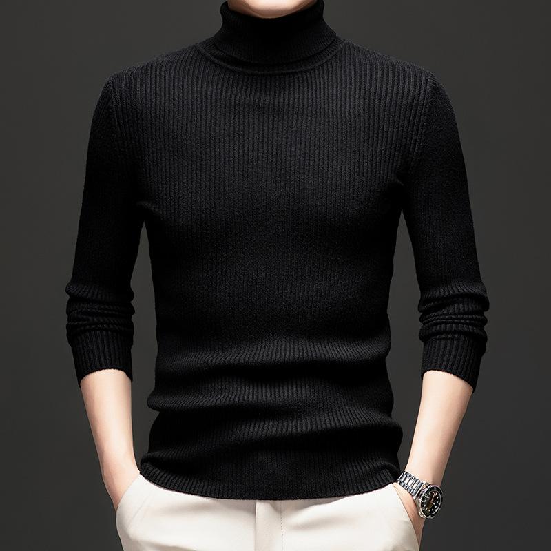 Зимний мужской свитер с высоким воротником, мужской модный универсальный высококачественный вязаный свитер для мальчиков 185 чёрный
Зимний мужской свитер с высоким воротником, мужской модный универсальный высококачественный вязаный свитер для мальчиков 185 чёрный
