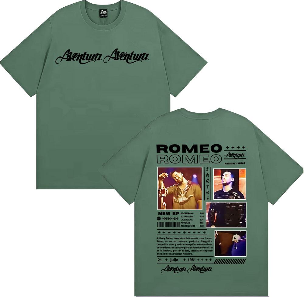 Rapper Romeo Anthony Santos Tour 2026 Merch Tshirts Men Women Fashion Hip Hop Street T Shirt Cotton Casual High Quality Tshirt 3XL
Rapper Romeo Anthony Santos Tour 2026 Merch Tshirts Men Women Fashion Hip Hop Street T Shirt Cotton Casual High Quality Tshirt 3XL