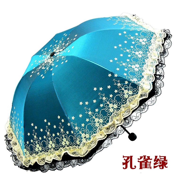Корейский ветровой двойной кружевной толстый черный пластиковый женский зонт от солнца, складной зонт двойного назначения с защитой от ультрафиолета.
Корейский ветровой двойной кружевной толстый черный пластиковый женский зонт от солнца, складной зонт двойного назначения с защитой от ультрафиолета.