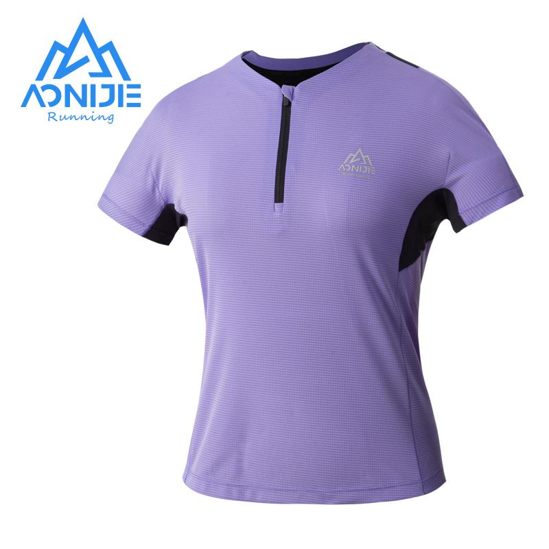 AONIJIE FW5159 Женская спортивная быстросохнущая футболка с круглым вырезом на молнии и короткими рукавами впитывает пот и дышащая
AONIJIE FW5159 Женская спортивная быстросохнущая футболка с круглым вырезом на молнии и короткими рукавами впитывает пот и дышащая