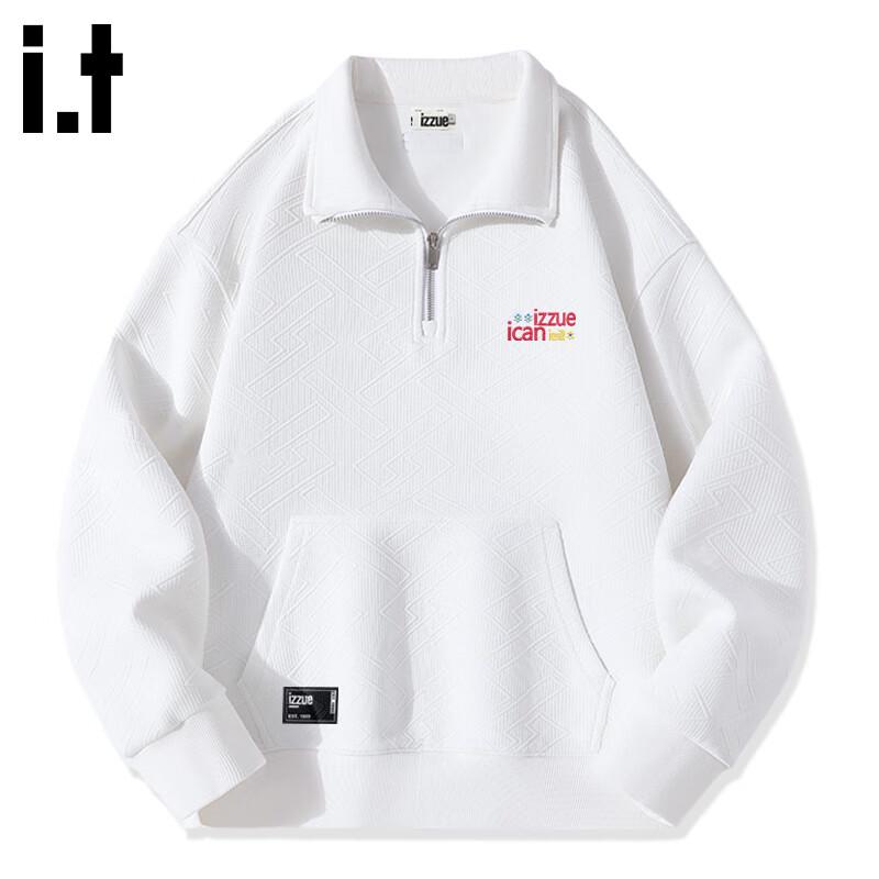 Izzueit Men s Jacquard Stand-Collar Pullover Sweatshirt XL
Izzueit Men s Jacquard Stand-Collar Pullover Sweatshirt XL