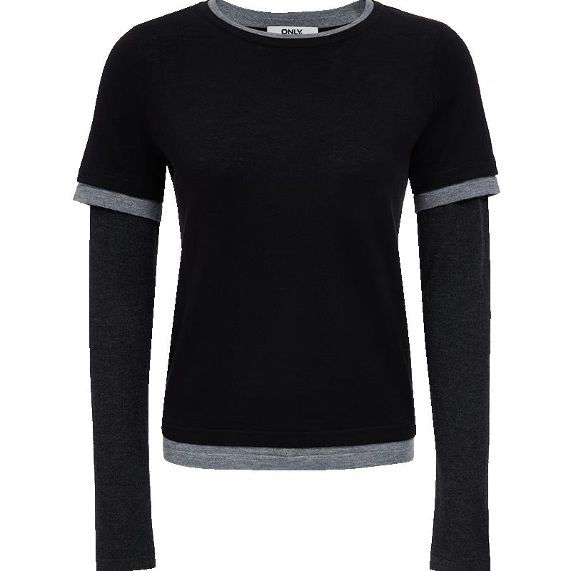 ONLY Women s Layered Color Block Round Neck Knit Sweater M
ONLY Women s Layered Color Block Round Neck Knit Sweater M