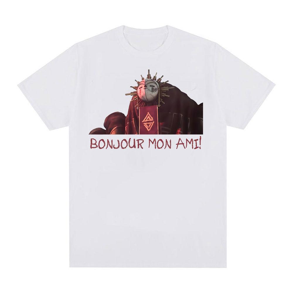 Bonjour Mon Ami Esquire Shirt, Expedition Gaming T-shirts Men Women Fashion Oversized T Shirt Summer Comfort 100% Cotton T-shirt 5XL
Bonjour Mon Ami Esquire Shirt, Expedition Gaming T-shirts Men Women Fashion Oversized T Shirt Summer Comfort 100% Cotton T-shirt 5XL