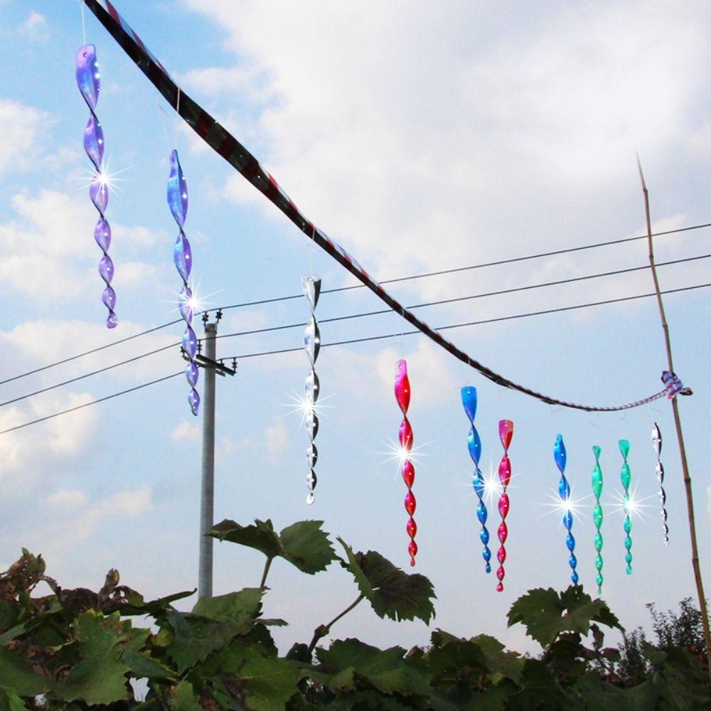 Balcony Plastic Spiral Rotating Aeolian Bells Bird Repellent Rod Bird Repellent Tool Bird Repellent
Balcony Plastic Spiral Rotating Aeolian Bells Bird Repellent Rod Bird Repellent Tool Bird Repellent