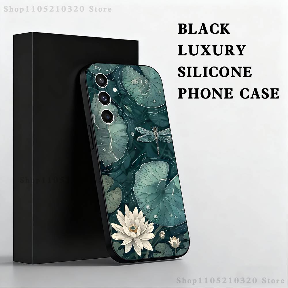Five Golden Lotus Pattern Phone Case For Samsung S 25,24,23,22,30,21,10,9,Ultra,Plus,Lite,FE,4,5 G Black Soft Case SamsungS25Ultra 5G
Five Golden Lotus Pattern Phone Case For Samsung S 25,24,23,22,30,21,10,9,Ultra,Plus,Lite,FE,4,5 G Black Soft Case SamsungS25Ultra 5G