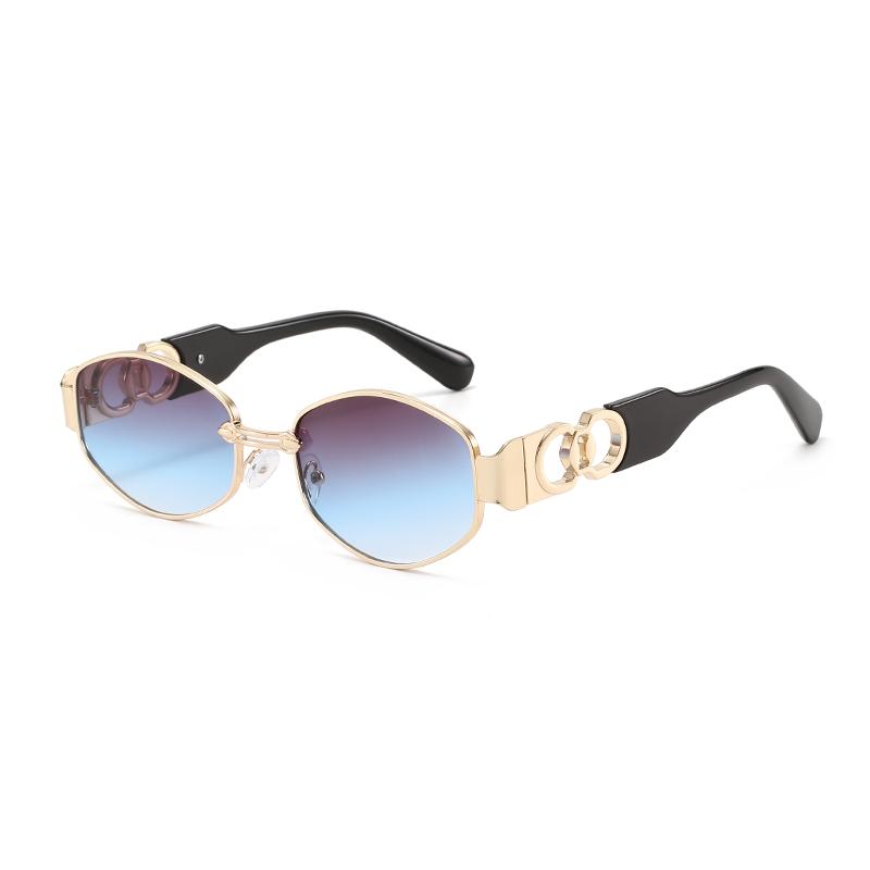 Retro Metal Oval Glasses for Men and Women Fashion High-end Trend Sun Protection Sunshade Outdoor Sunscreen Eyewear C5
Retro Metal Oval Glasses for Men and Women Fashion High-end Trend Sun Protection Sunshade Outdoor Sunscreen Eyewear C5