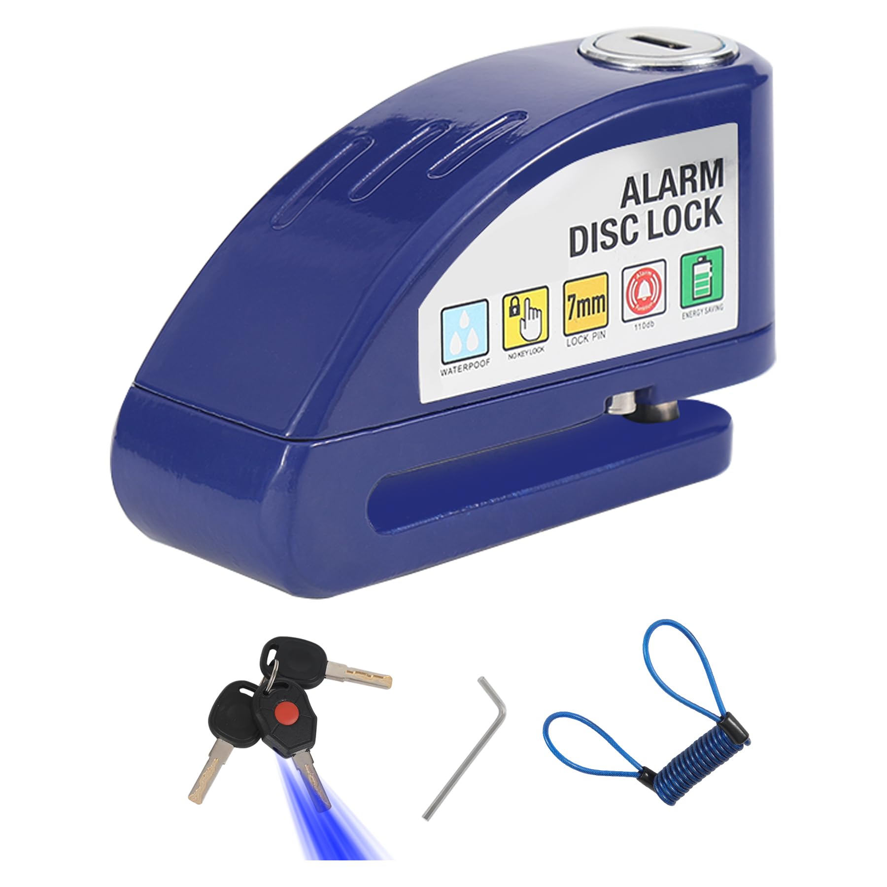 POSTEK Велосипедный замок Блокировка диска Замок дискового тормоза велосипеда Велосипедный противоугонный 110 дБ Громкая сигнализация USB Перезаряжаемая модель/Модель на батарейках 1,2 м Re
POSTEK Велосипедный замок Блокировка диска Замок дискового тормоза велосипеда Велосипедный противоугонный 110 дБ Громкая сигнализация USB Перезаряжаемая модель/Модель на батарейках 1,2 м Re