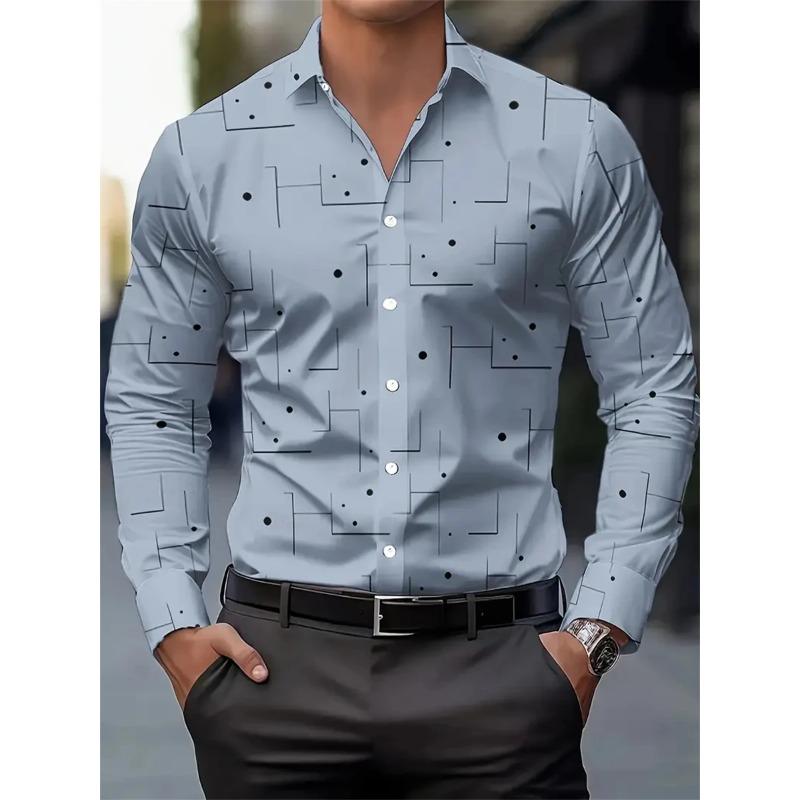 Men s Fashion Polka Dot Digital Print Shirts, Casual Breathable Lapel Button Long Sleeve Shirt Men s Clothing Men s Formal Tops 5XL
Men s Fashion Polka Dot Digital Print Shirts, Casual Breathable Lapel Button Long Sleeve Shirt Men s Clothing Men s Formal Tops 5XL