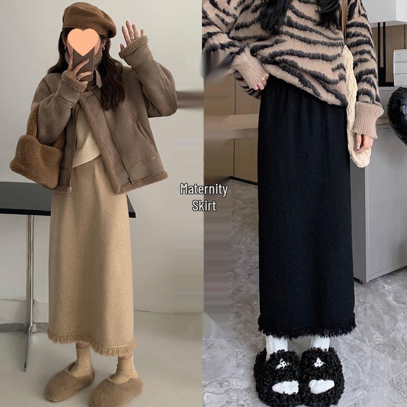 Korean Style Maternity Knitted Skirt - Spring/Autumn Sweet, Loose & Slimming M fits 90-105 jin чорний
Korean Style Maternity Knitted Skirt - Spring/Autumn Sweet, Loose & Slimming M fits 90-105 jin чорний