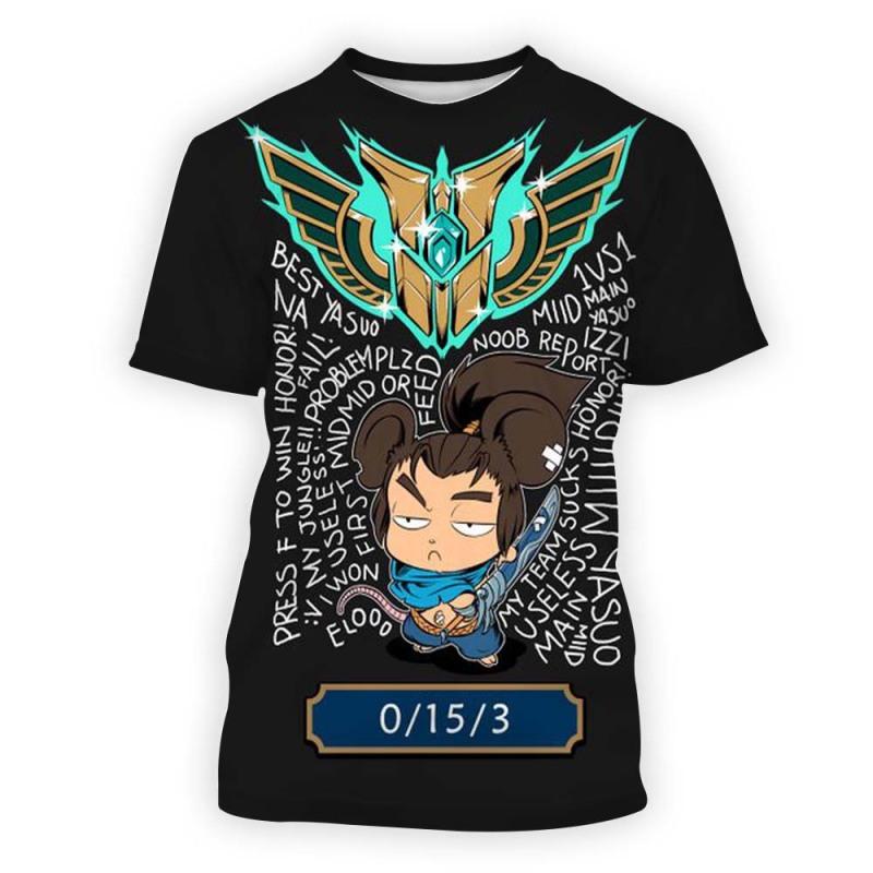 League Of Legends Yasuo 3D Мужская повседневная модная футболка с коротким рукавом Harajuku с круглым вырезом Уличная одежда Летние топы Футболки Уличная одежда Топы
League Of Legends Yasuo 3D Мужская повседневная модная футболка с коротким рукавом Harajuku с круглым вырезом Уличная одежда Летние топы Футболки Уличная одежда Топы