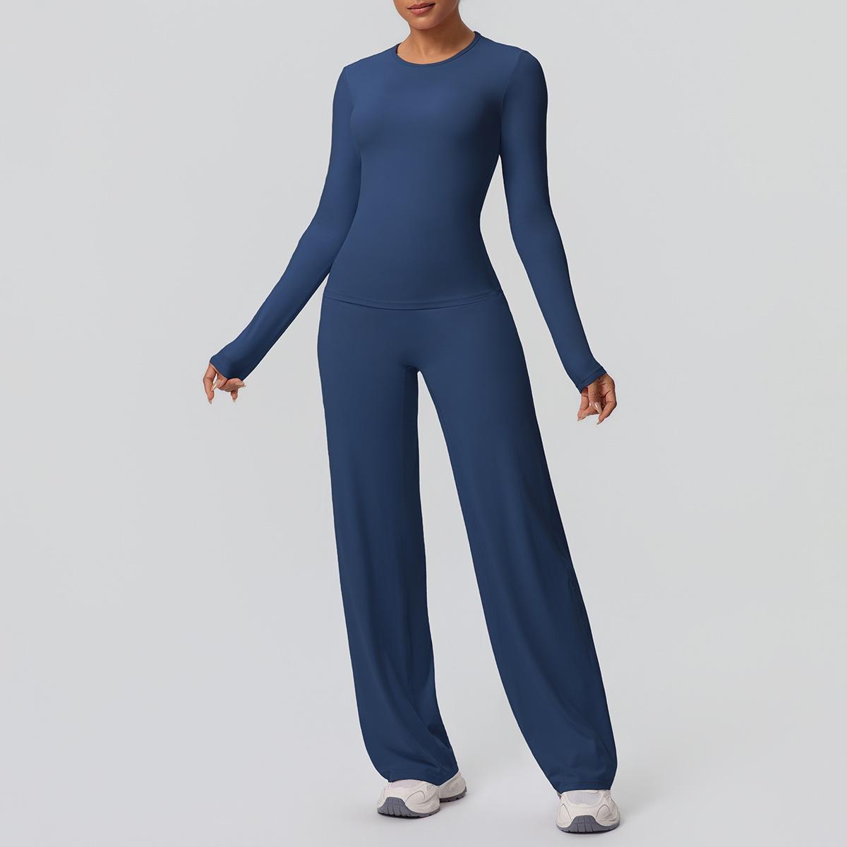 Double-Sided Brushed Solid Color Yoga & Fitness Two-Piece Set Medium
Double-Sided Brushed Solid Color Yoga & Fitness Two-Piece Set Medium