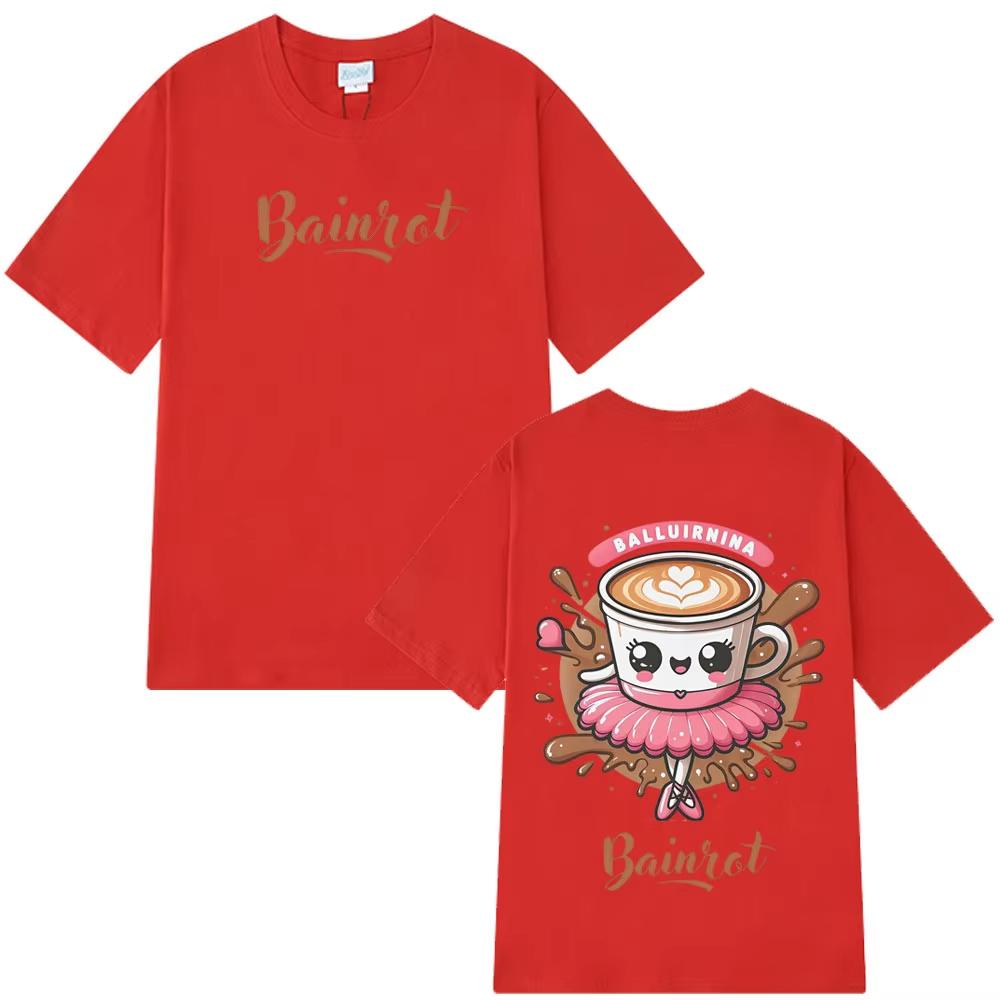 Funny Ballerina Capuchina Tees Ballerina Capuchina Brainrot Meme T Shirt Short-sleeved Fashion Cotton Casual Men Women T-shirts 4XL
Funny Ballerina Capuchina Tees Ballerina Capuchina Brainrot Meme T Shirt Short-sleeved Fashion Cotton Casual Men Women T-shirts 4XL