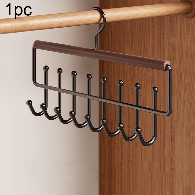 1pc Multifunctional Hat Organizer Wooden Hanger with Hooks Underwear and Vests Balcony Clothes Rack Wardrobe Storage for Home
1pc Multifunctional Hat Organizer Wooden Hanger with Hooks Underwear and Vests Balcony Clothes Rack Wardrobe Storage for Home