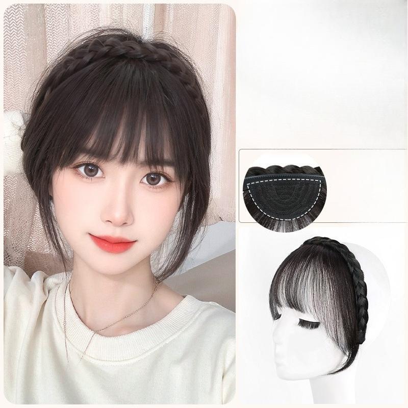 Synthetic Hair Extensions with Bangs, Designed As a Headband for Women And, Suitable for Cosplay, Halloween чорний
Synthetic Hair Extensions with Bangs, Designed As a Headband for Women And, Suitable for Cosplay, Halloween чорний