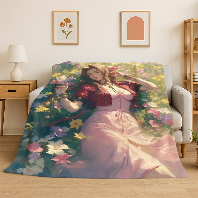 Cloud Tifa Final Fantasy Games Sephiroth Flannel Blanket Soft Warm Throw Blanket for Bedroom Living Room Bed Travel Picnic Gift 75x90cm
Cloud Tifa Final Fantasy Games Sephiroth Flannel Blanket Soft Warm Throw Blanket for Bedroom Living Room Bed Travel Picnic Gift 75x90cm