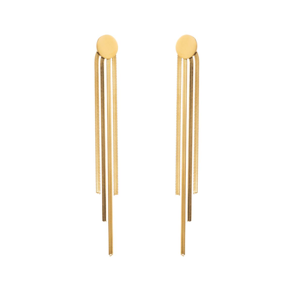 Увеличенные длинные серьги с кисточками из нержавеющей стали. Модные и модные длинные серьги для женщин.
Увеличенные длинные серьги с кисточками из нержавеющей стали. Модные и модные длинные серьги для женщин.