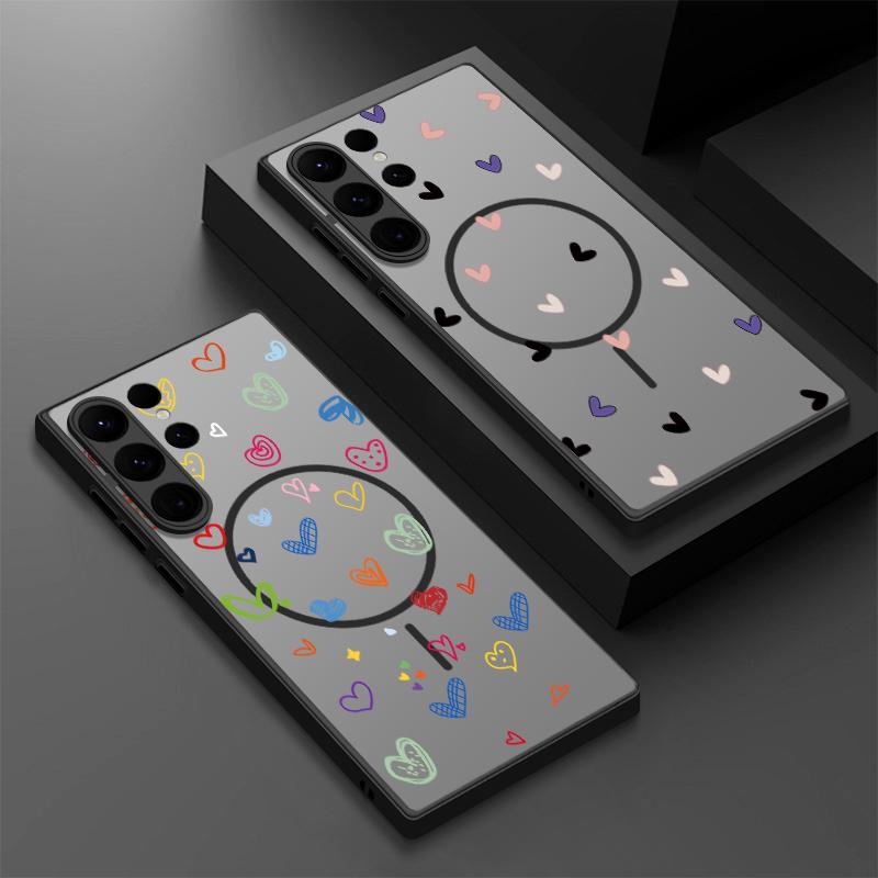 Love Hearts Pattern Clear Case For Samsung Galaxy S25 S23 S24 Ultra S22 Plus S24 S21 S20 FE Magnetic For Magsafe PC Phone Cover Galaxy S24 Ultra
Love Hearts Pattern Clear Case For Samsung Galaxy S25 S23 S24 Ultra S22 Plus S24 S21 S20 FE Magnetic For Magsafe PC Phone Cover Galaxy S24 Ultra