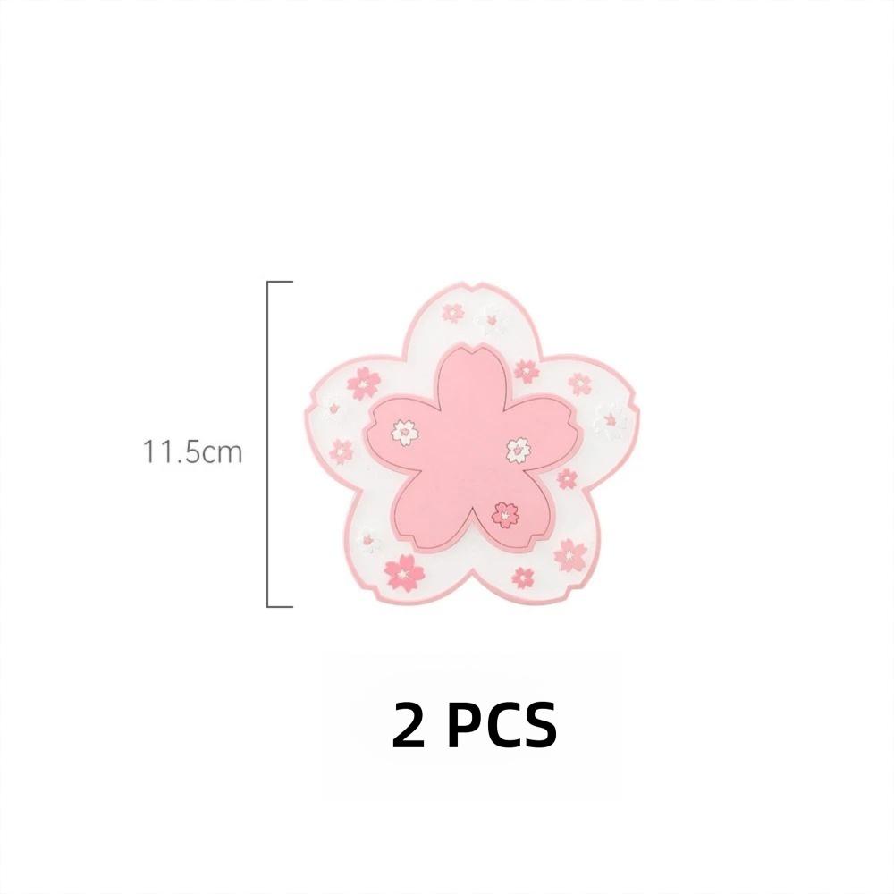 2pcs Non-Slip Heat Insulation Pad Anti-skid Cup Pads Sakura Coaster Kitchen Accessories Pink Small
2pcs Non-Slip Heat Insulation Pad Anti-skid Cup Pads Sakura Coaster Kitchen Accessories Pink Small