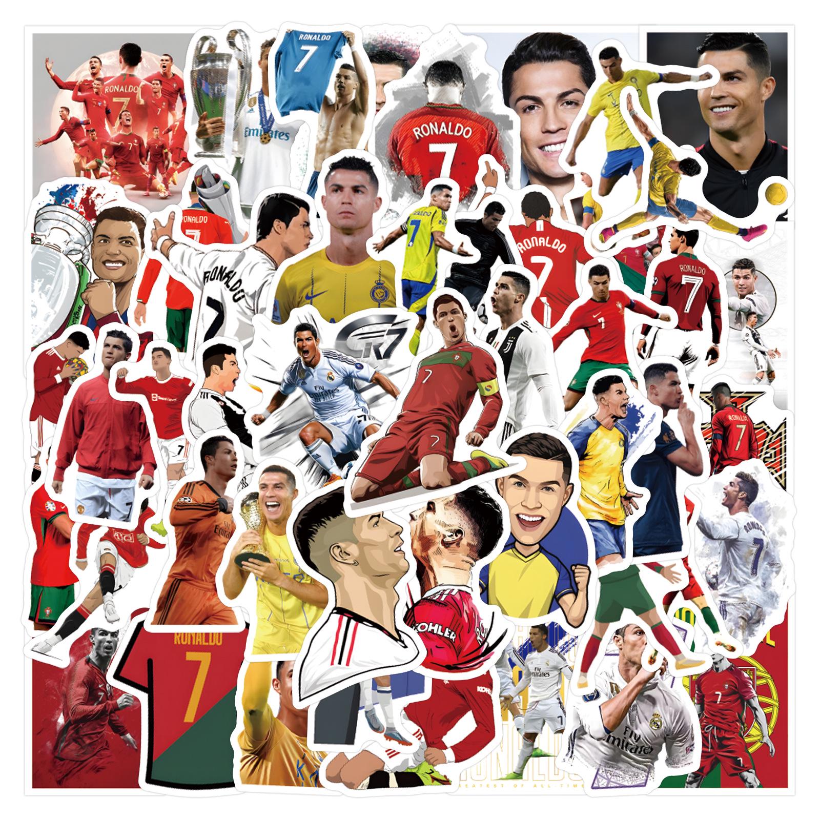 Ronaldo Character Journal & Notebook Stickers: 50-110 Sheets for Water Bottles, Stationery, Suitcases
Ronaldo Character Journal & Notebook Stickers: 50-110 Sheets for Water Bottles, Stationery, Suitcases