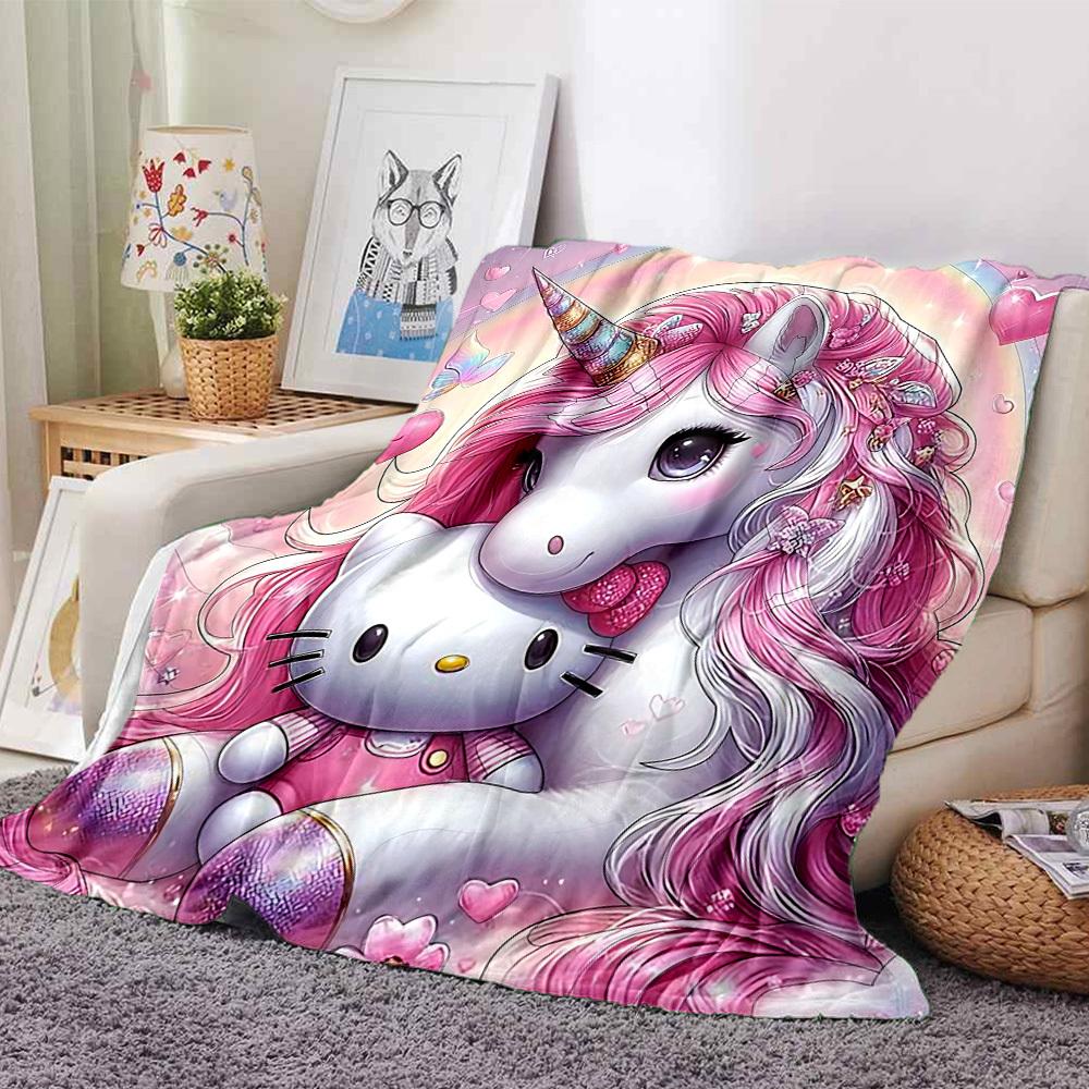 1 шт. одеяло Единорог Hello Kitty Легкий фланелевый плед для дивана кровати путешествий кемпинга гостиной офиса дивана кресла 80cmx120cm
1 шт. одеяло Единорог Hello Kitty Легкий фланелевый плед для дивана кровати путешествий кемпинга гостиной офиса дивана кресла 80cmx120cm