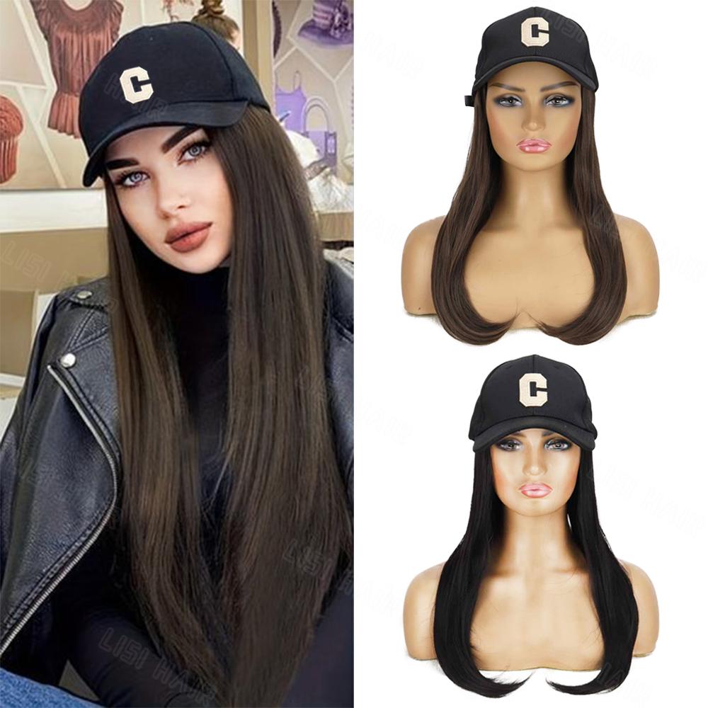 LISI HAIR Синтетическая длинная бейсболка с наращиванием волос Регулируемая шляпа Парик Высокотемпературное волокно для женской одежды
LISI HAIR Синтетическая длинная бейсболка с наращиванием волос Регулируемая шляпа Парик Высокотемпературное волокно для женской одежды