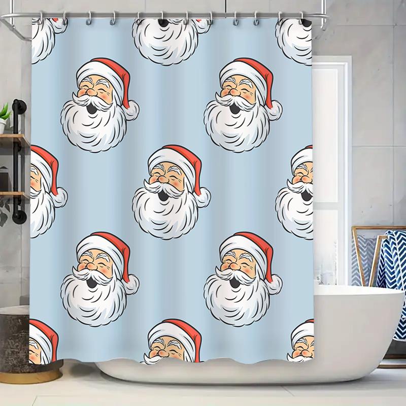 Santa Claus Pattern Shower Curtain Christmas Bathroom Decor For Kids W60H190(CM)-1 Pcs
Santa Claus Pattern Shower Curtain Christmas Bathroom Decor For Kids W60H190(CM)-1 Pcs