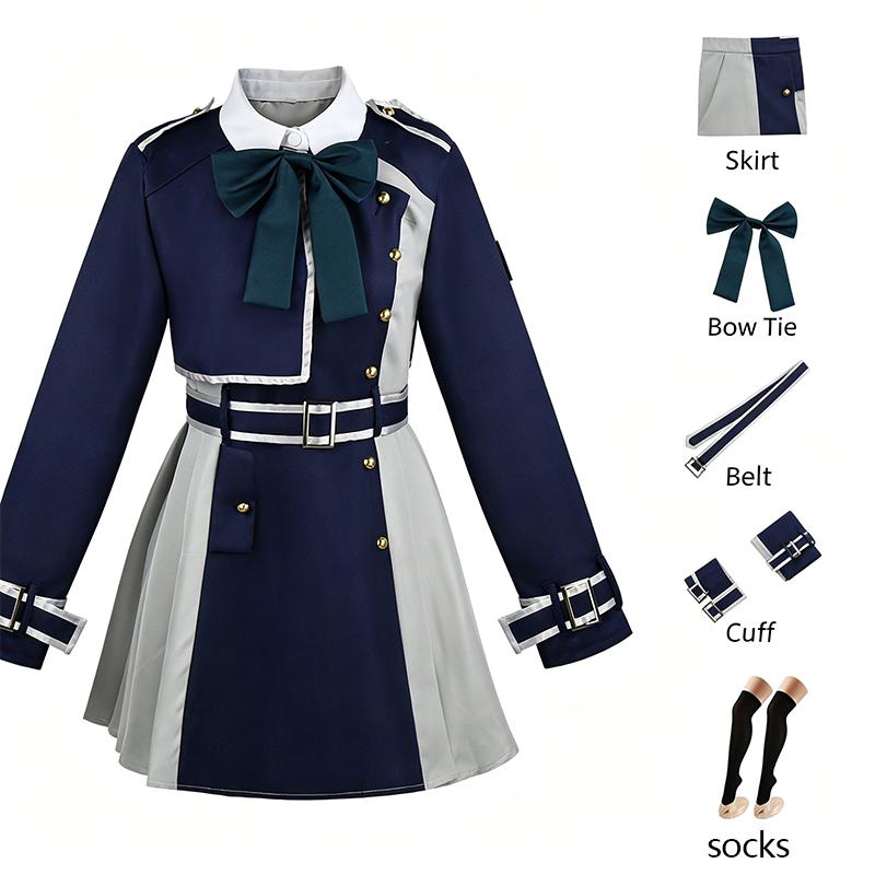 Lycoris Recoil Cosplay Costume, Chisato Nishikigi & Takina Inoue Uniform Set for Anime Fans & Halloween Parties XXXL синій
Lycoris Recoil Cosplay Costume, Chisato Nishikigi & Takina Inoue Uniform Set for Anime Fans & Halloween Parties XXXL синій